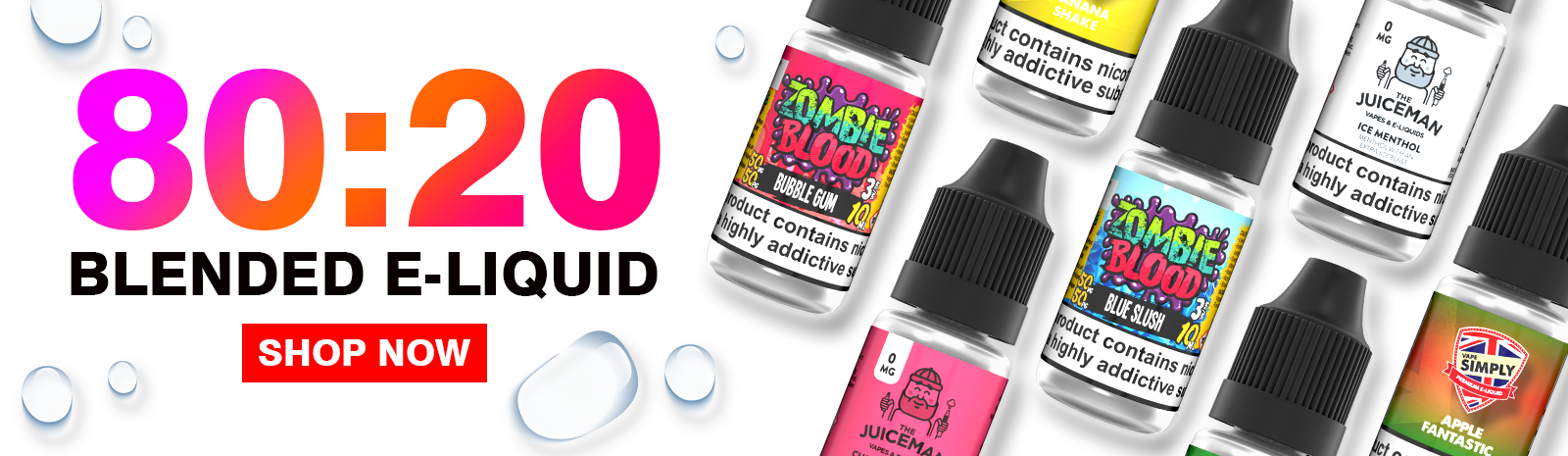 80/20 Blended E-liquid 