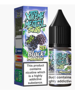 Black Menthol - Xtreme Menthol Salts E-liquid 10ml 