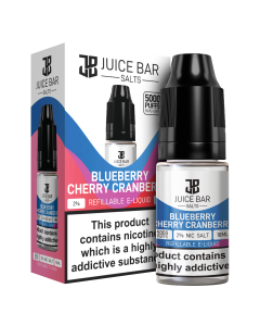 Blueberry Cherry Cranberry - Juice Bar Salts E liquid 10ml 