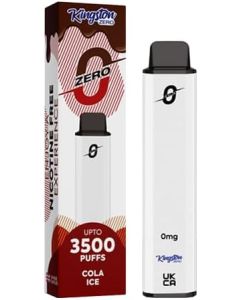 Cola Ice - Kingston 3500 puff Vape Disposable  0mg