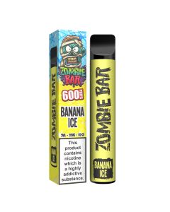 The Zombie Bar disposable e-cig up to 600 puffs Banana Ice 