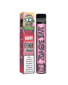 Zombie Bar disposable e-cig 600 puffs Pink Lemonade 