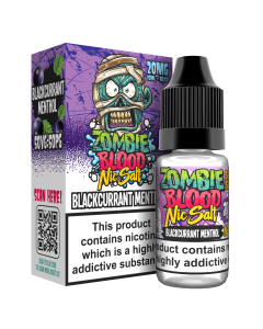 Blackcurrant Menthol - Zombie Blood Salts E-liquid 10ml