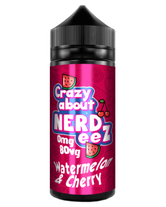 Watermelon & Cherry - Crazy about Nerdeez E-liquid 120ml