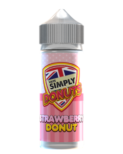 Strawberry Donut - Vape Simply Donuts E-liquid 120ml    