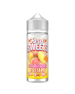 Real Sweets Fizzy Rhubarb Custard 120ml e-liquid