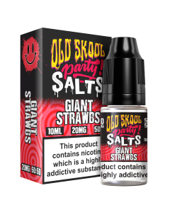 Giant Strawbs - Old Skool Party Salts E-liquid 10ml 