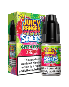 Green Apple & Cherry -Juicy Ranger Misfits Salts E-liquid 10ml 