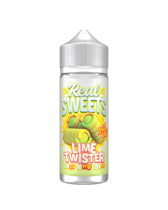 Real Sweets Lime Twister 120ml e-liquid 