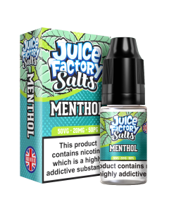 Menthol - Juice Factory Salts E-liquid 10ml 