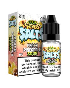 Sour Shocker Salts Peach Pineapple 10ml eliquid