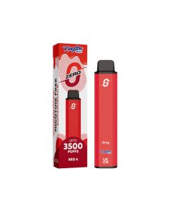 Red A - Kingston 3500 puff Vape Disposable  0mg