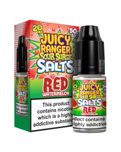 Red Watermelon - Juicy Ranger Sour Salts E-liquid 10ml 