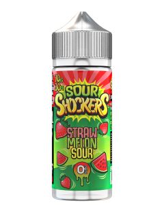 Sour Shockers Straw Melon 120ml eliquid