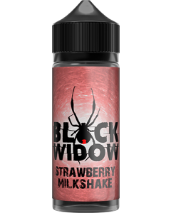 Black Widow E-liquid Strawberry Milkshake