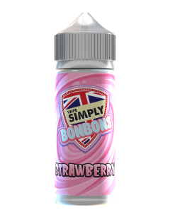Vape Simply Strawberry Bon Bon 120ml e-liquid 
