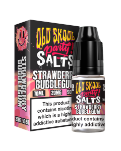 Strawberry Bubblegum - Old Skool party Salts E-liquid 10ml 